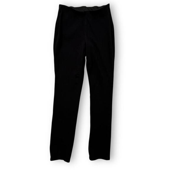 Belle by Kim Gravel Straight Leg Flexibelle Pants Black Modern Classic Size 4 - Picture 2 of 8